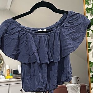 Off the shoulder crop top